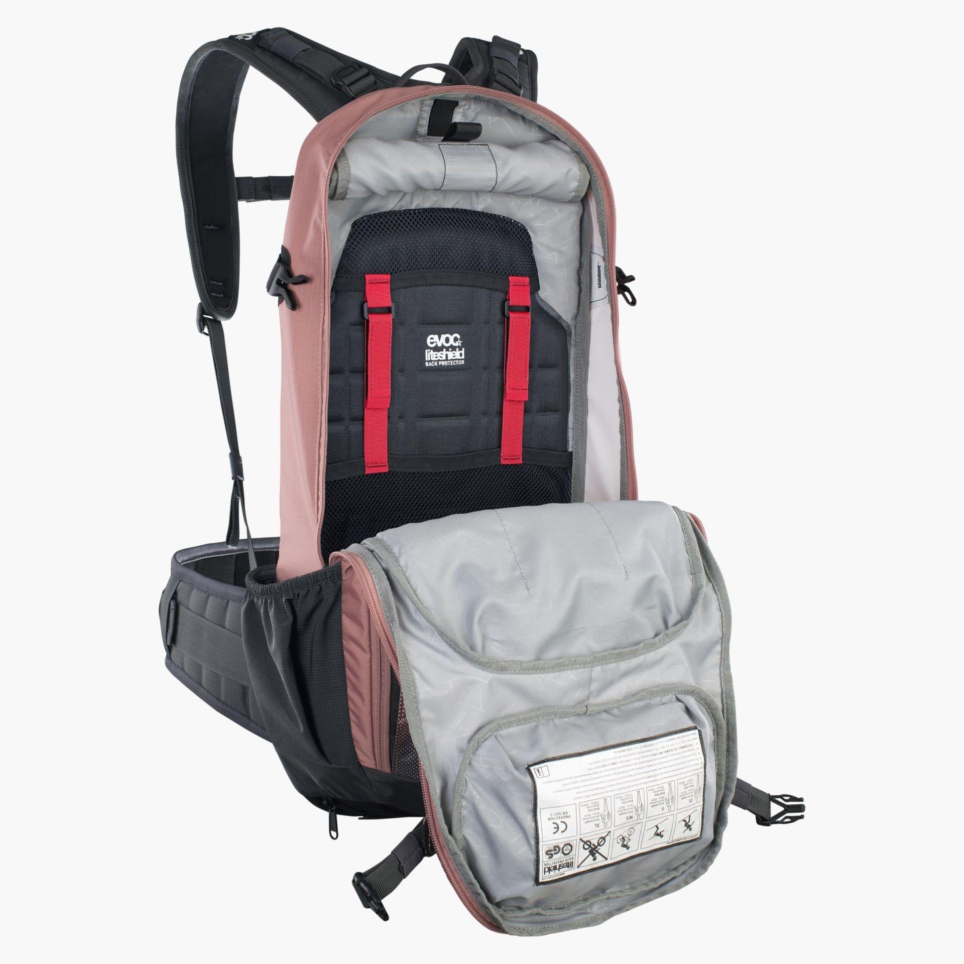 EVOC nahrbtnik FR ENDURO 16 Dusty Pink/Grey