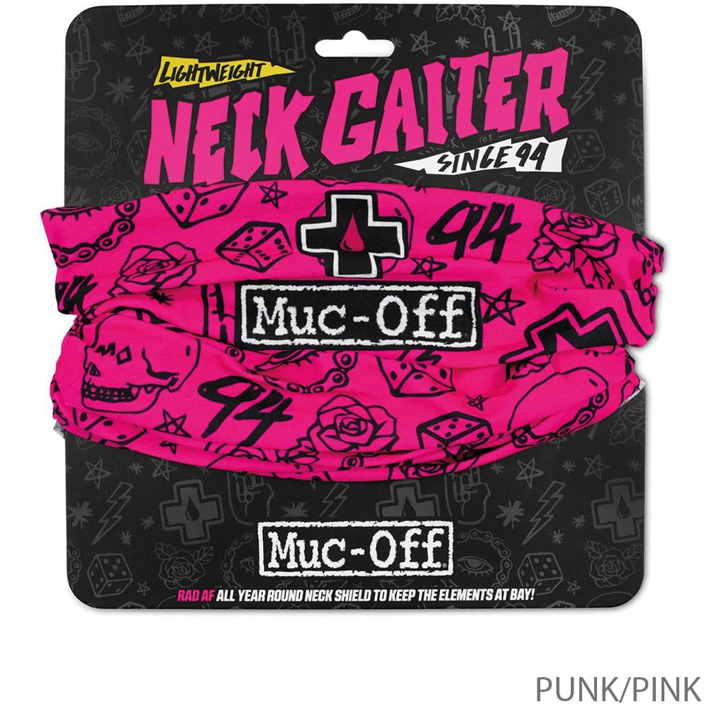 MUC-OFF večnamenski trak WINTER NECK GAITER Pink Punk