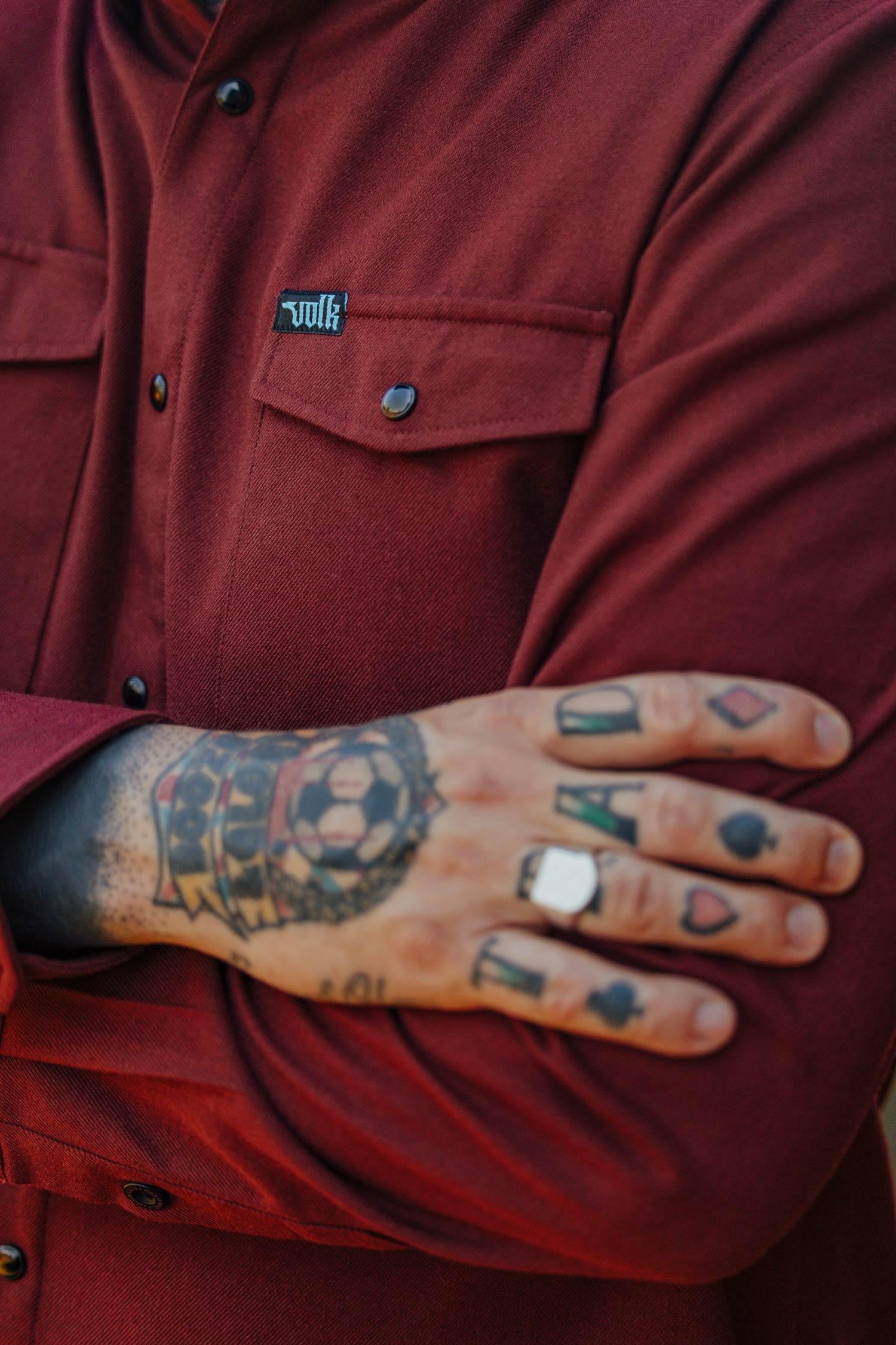 VOLK FLANNEL srajca BOOZE & GLORY