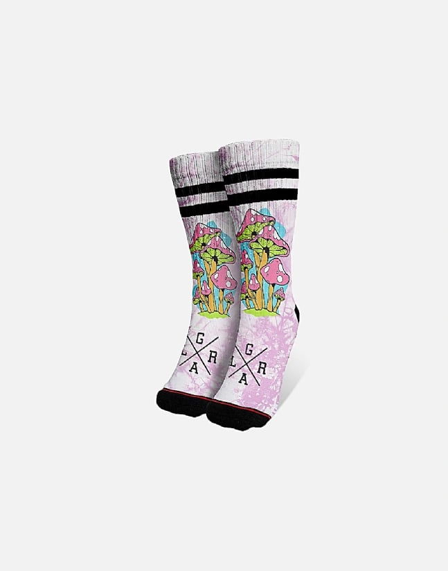LOOSE RIDERS nogavice SHROOM TIE DYE