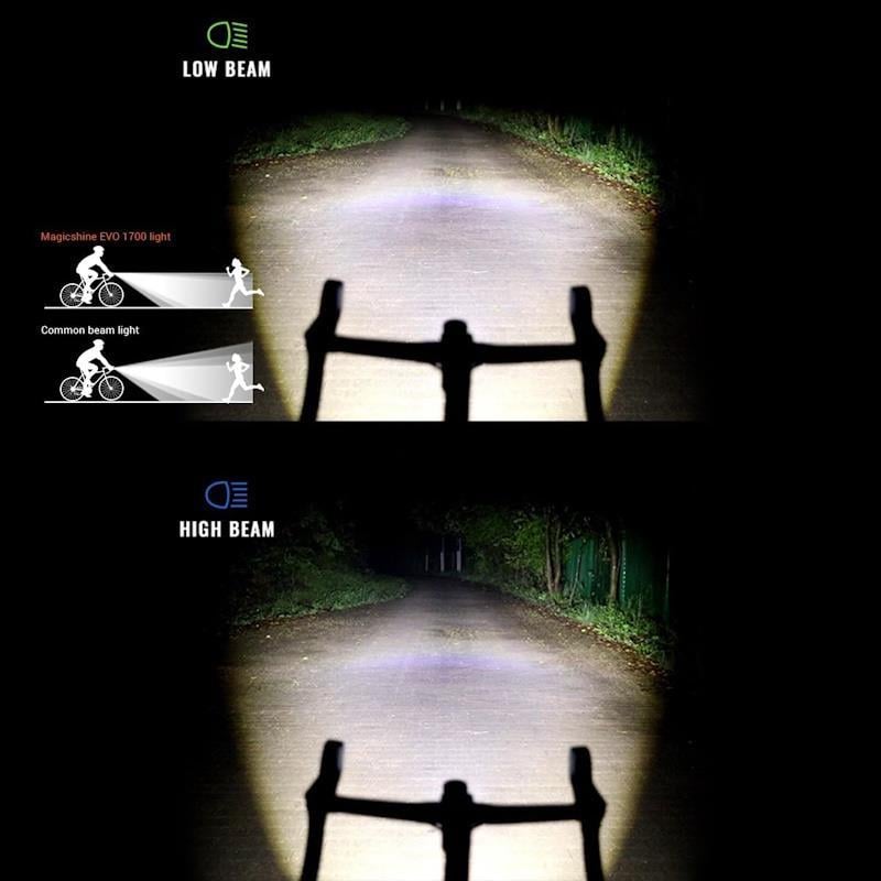 MAGICSHINE sprednja luč EVO 1700, črna
