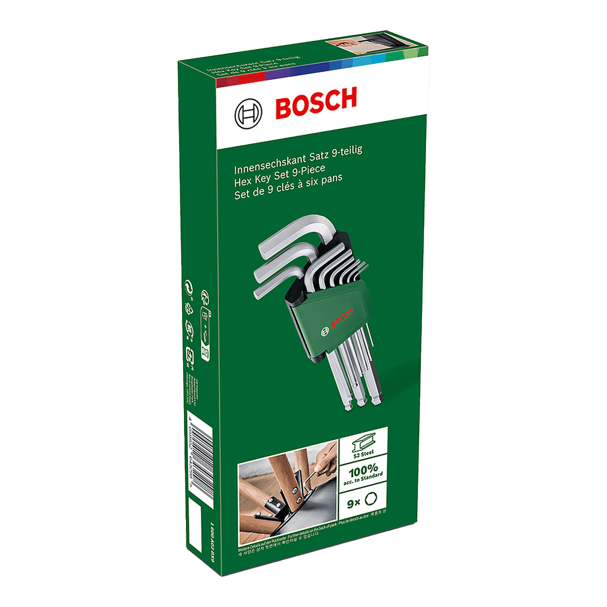 BOSCH set imbus ključev HEX KEY SET 9