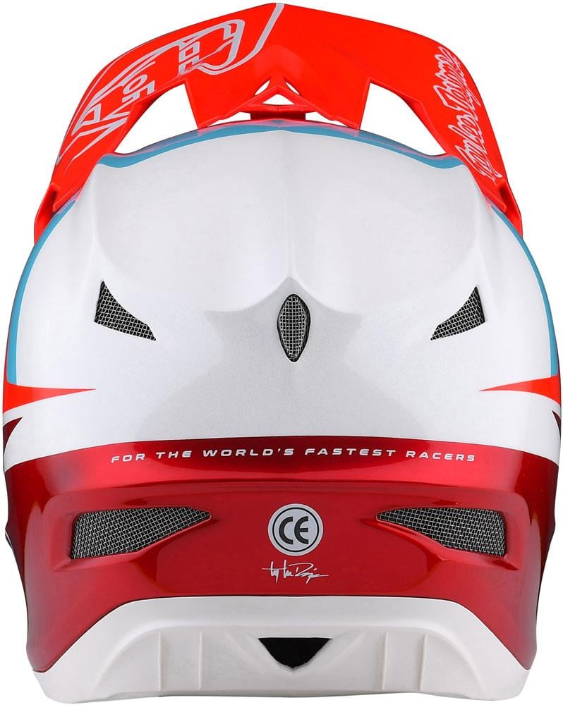 TROY LEE DESIGN čelada D3 FIBERLITE, Slant red