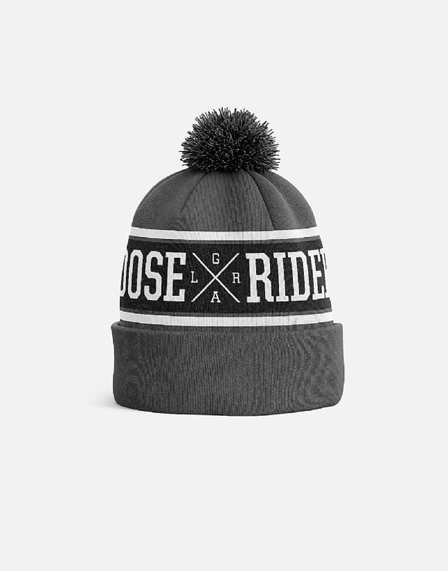 LOOSE RIDERS kapa POM Beannie, Grey