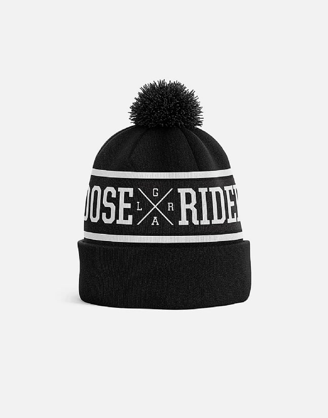 LOOSE RIDERS kapa POM Beannie, Black