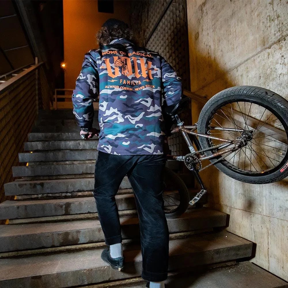 VOLK FLANNEL jakna COACH JACKET Camo