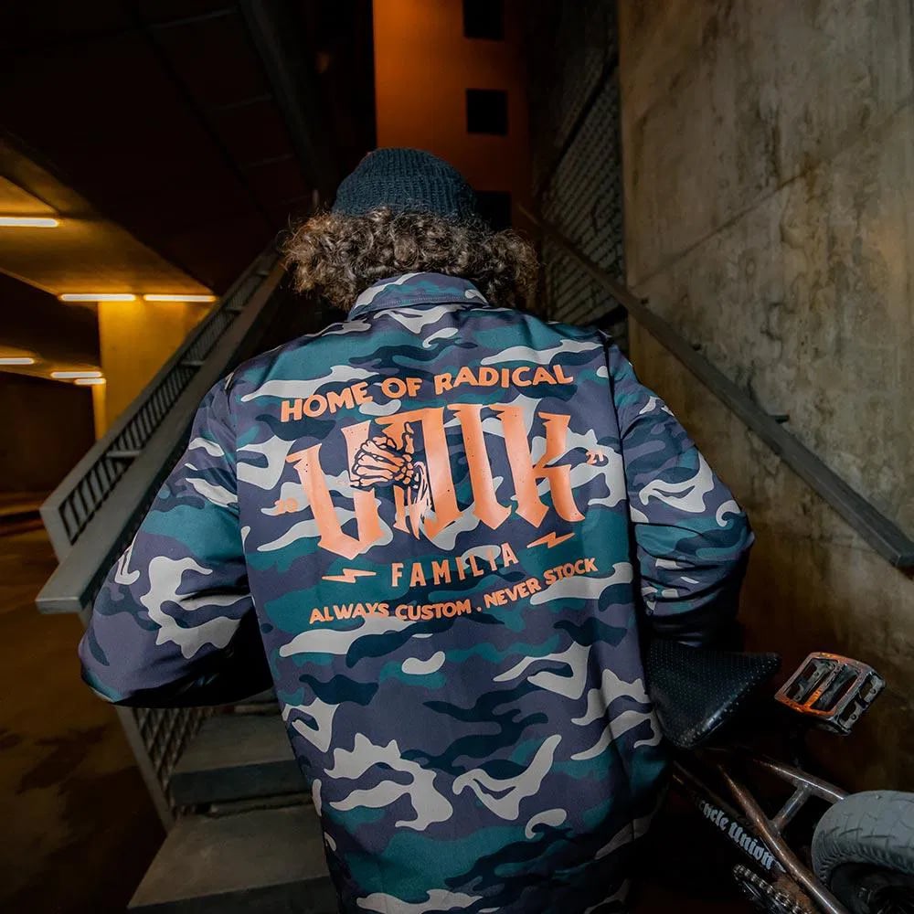 VOLK FLANNEL jakna COACH JACKET Camo