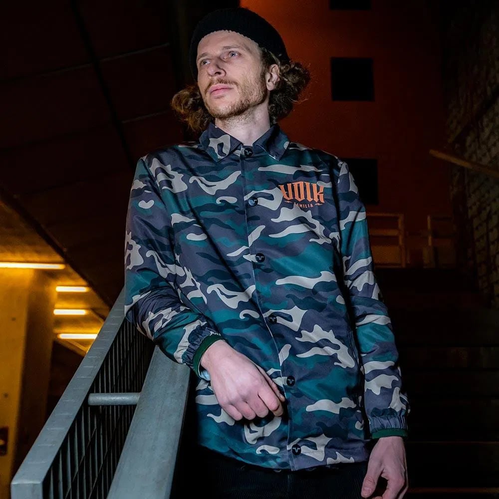 VOLK FLANNEL jakna COACH JACKET Camo