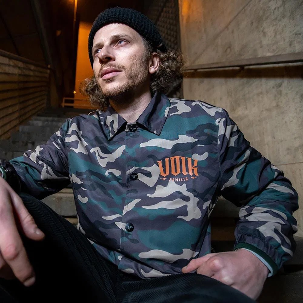 VOLK FLANNEL jakna COACH JACKET Camo