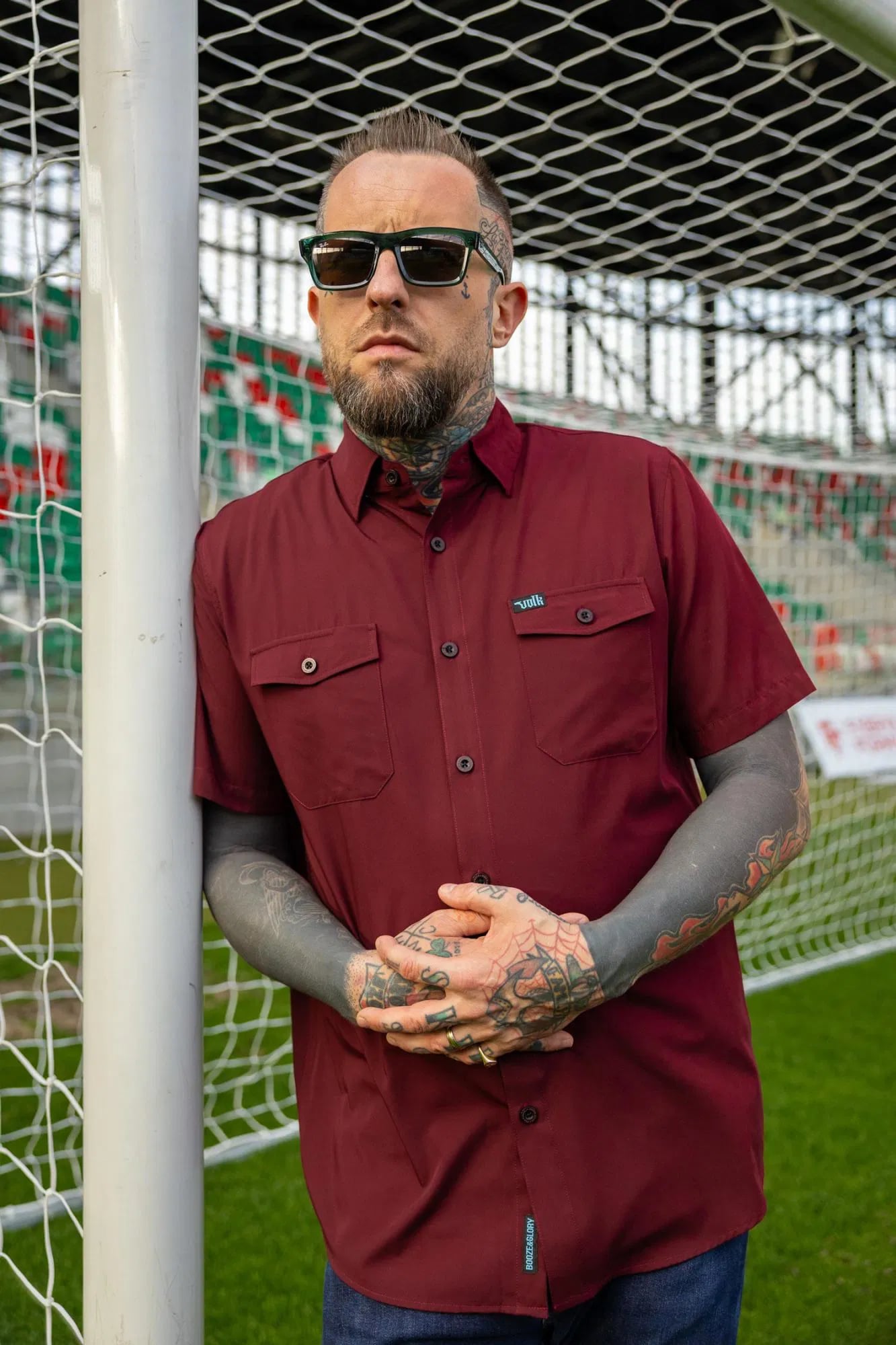VOLK FLANNEL srajca BOOZE & GLORY Short