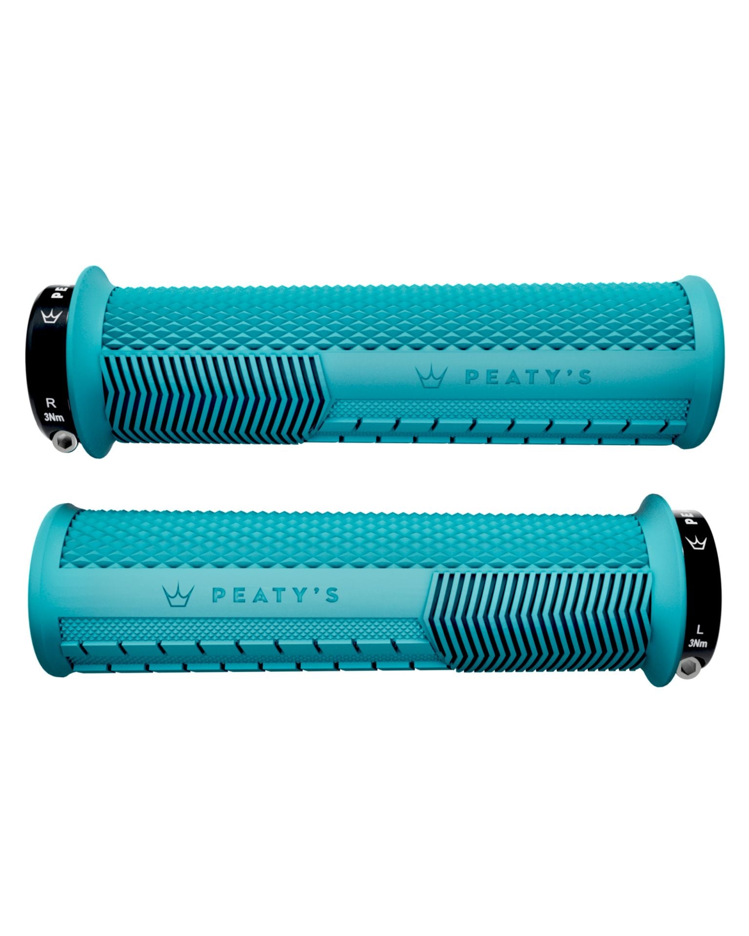 PEATY’S gripi KNURL, 30-32mm, TURQUOISE