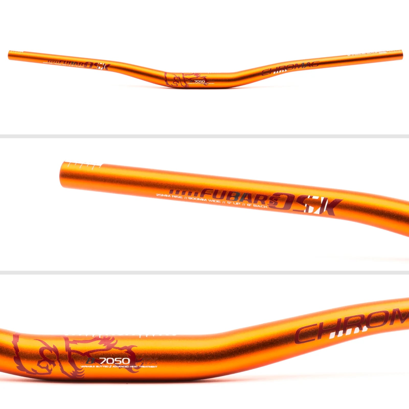 CHROMAG krmilo FUBARS OSX 31,8mm, Orange