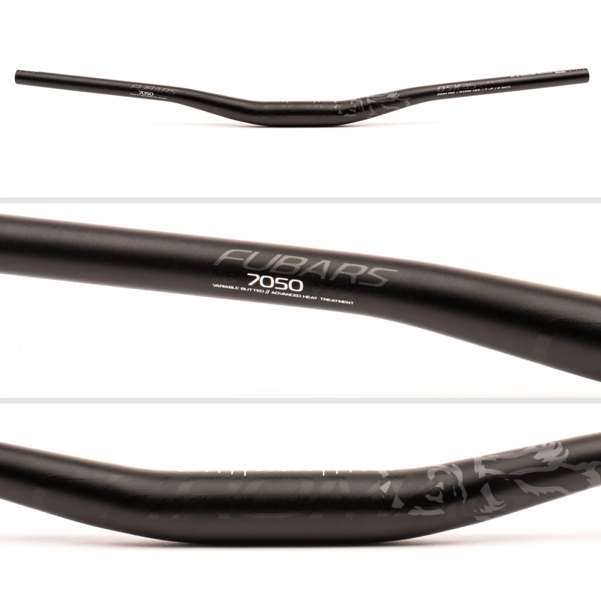 CHROMAG krmilo FUBARS OSX 35mm, Black