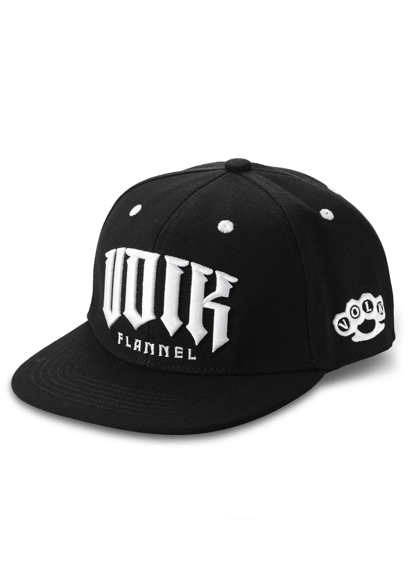 VOLK FLANNEL kapa LOGO White Snapback