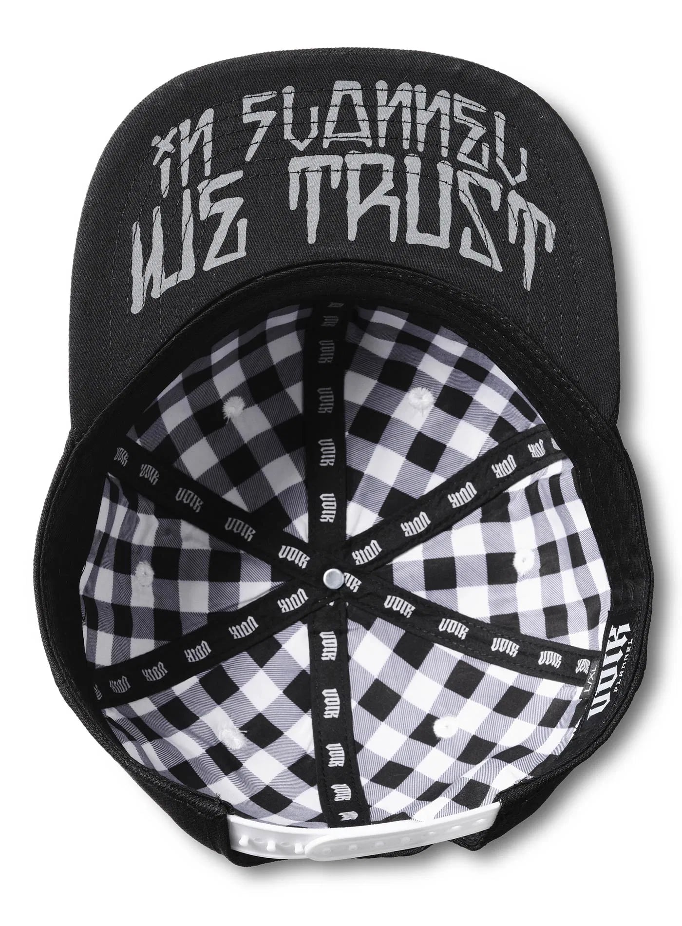VOLK FLANNEL kapa LOGO White Snapback