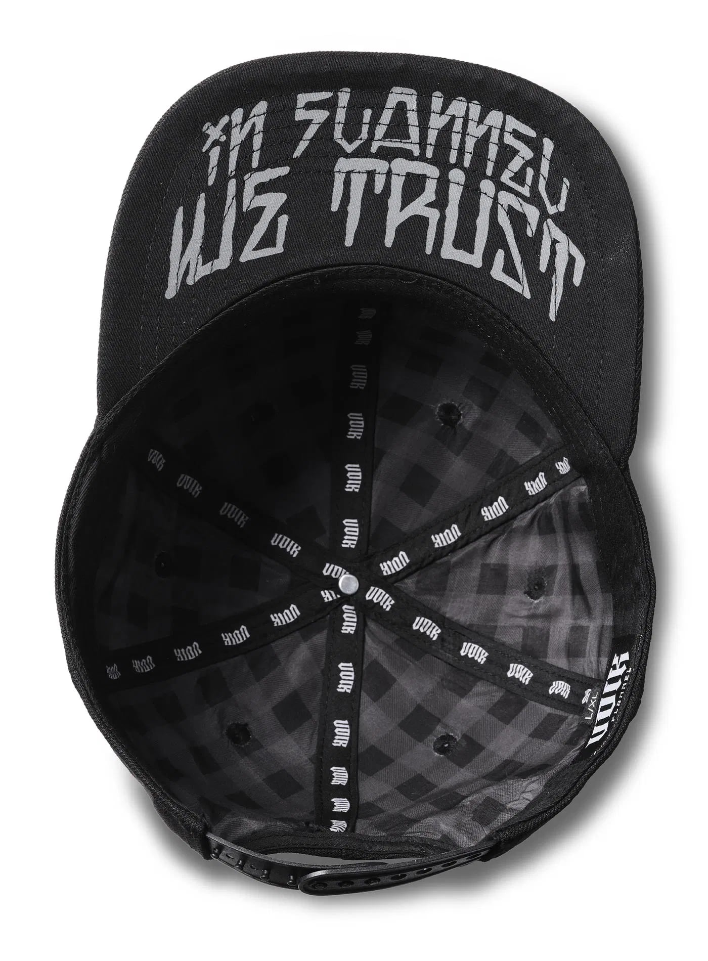 VOLK FLANNEL kapa LOGO Grey Snapback