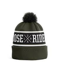 LOOSE RIDERS kapa POM Beannie, Army