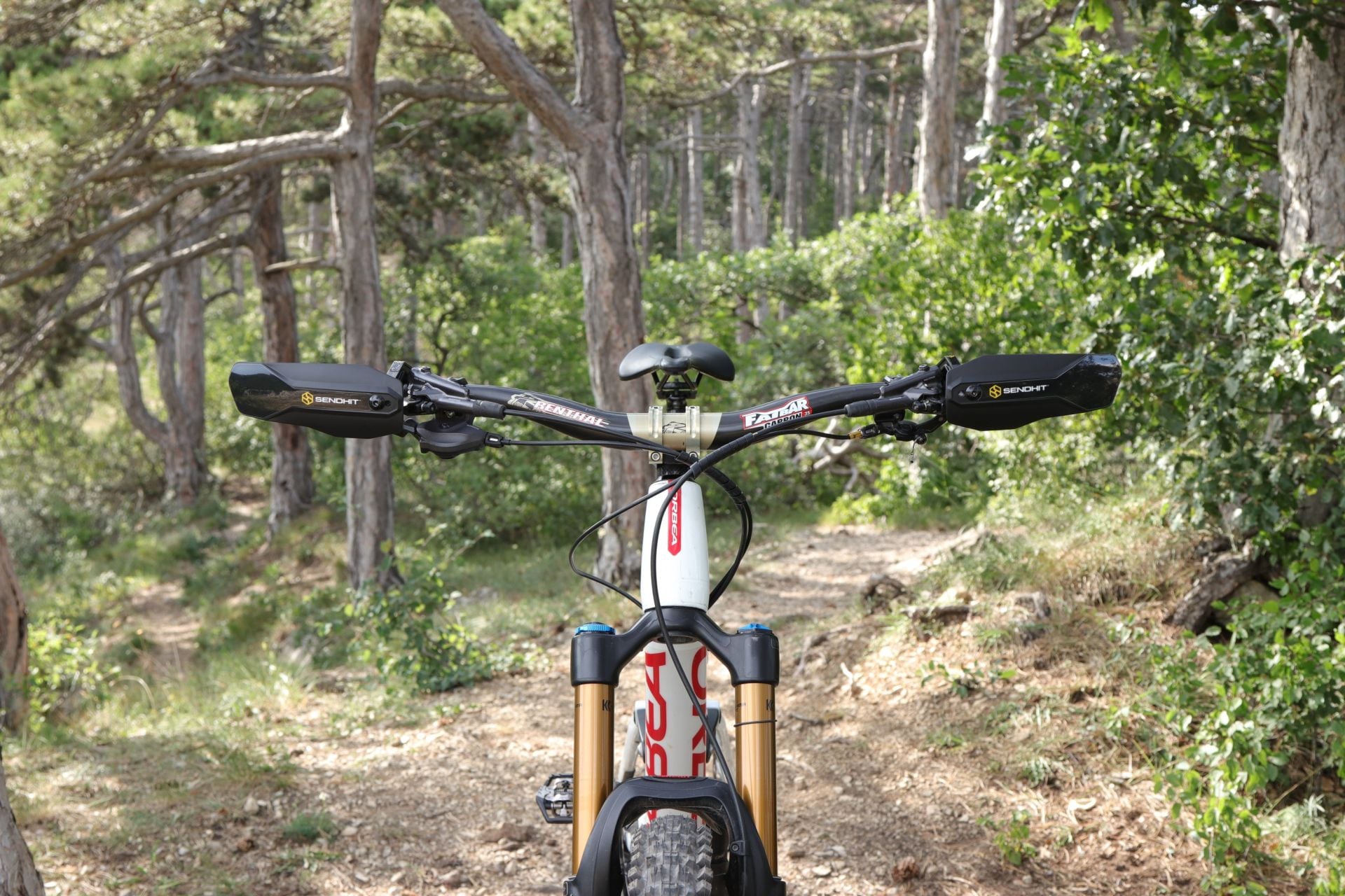 SENDHIT ščitniki NOCK Handguards V2 Black/Grey