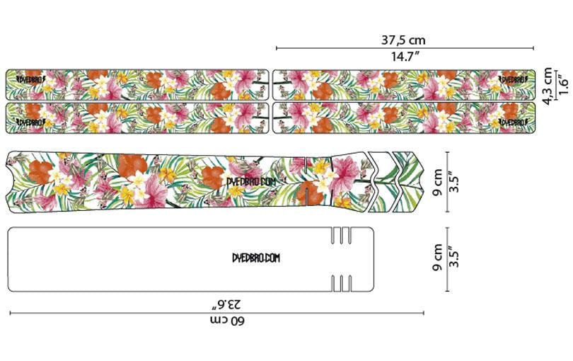 DYEDBRO set zaščitnih folij HAWAII