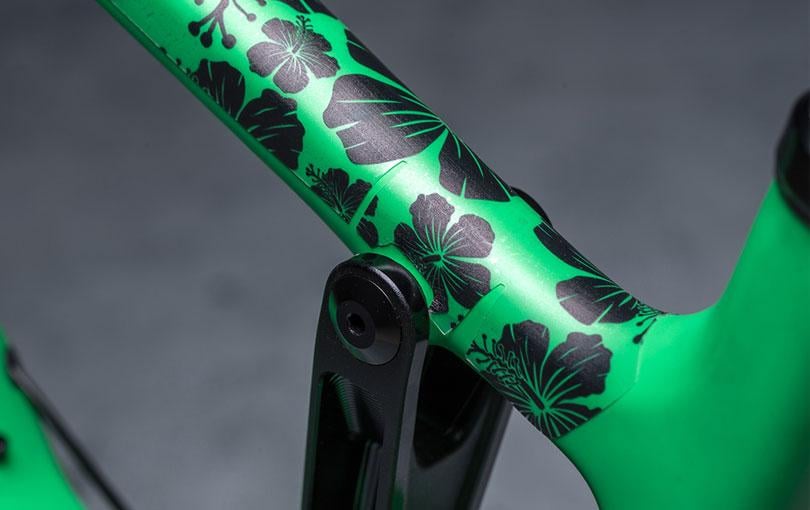 DYEDBRO set zaščitnih folij HAWAII FLOWERS Black