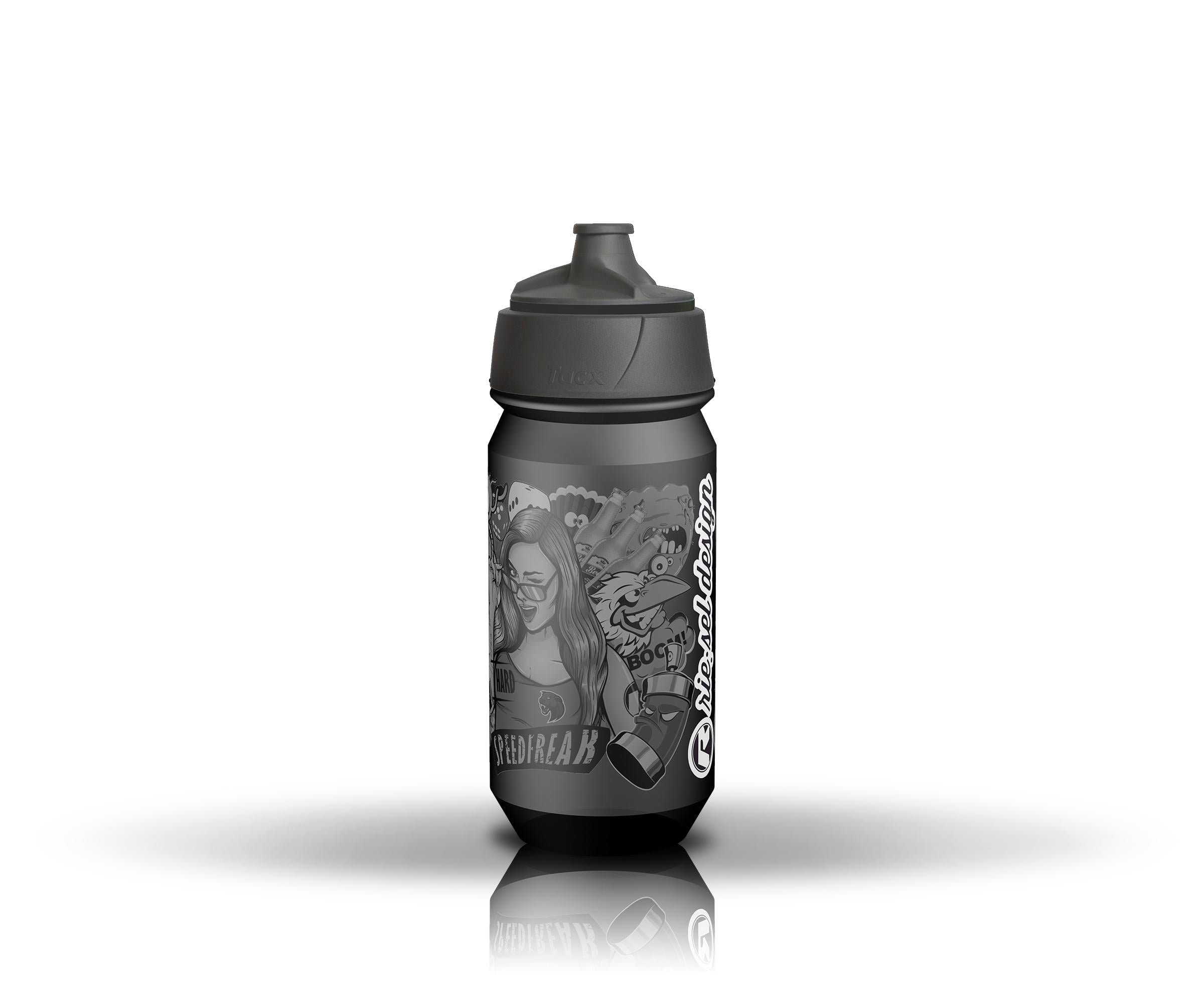 RIESEL bidon Stickerbomb Ultra Black II 500ml