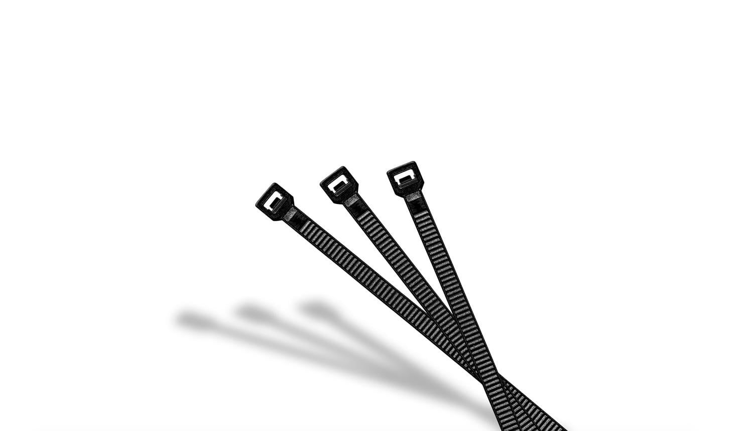 RIESEL vezice 25kom, Black