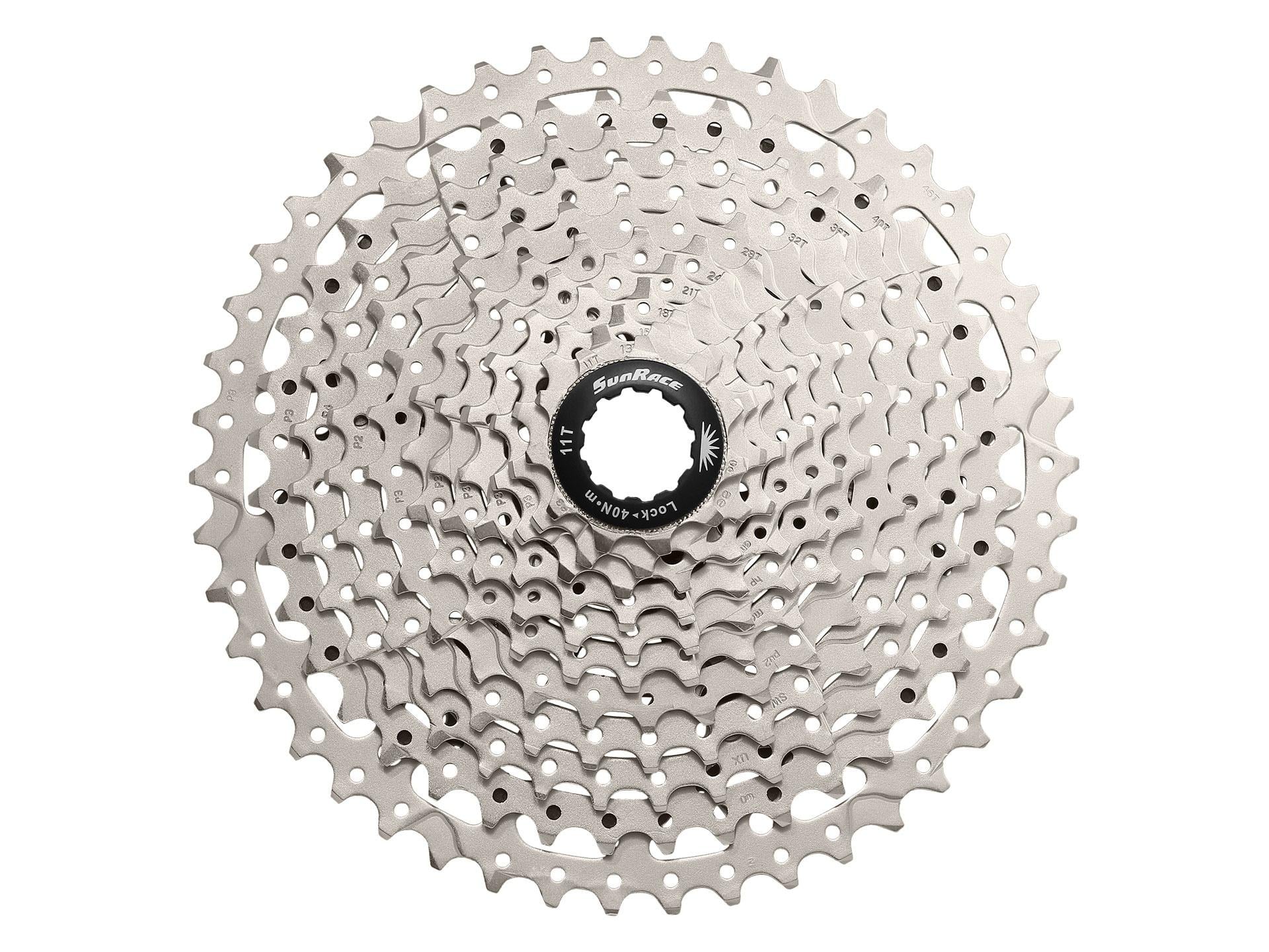 SUNRACE verižnik CSMS8 11p, 11-46 metalik