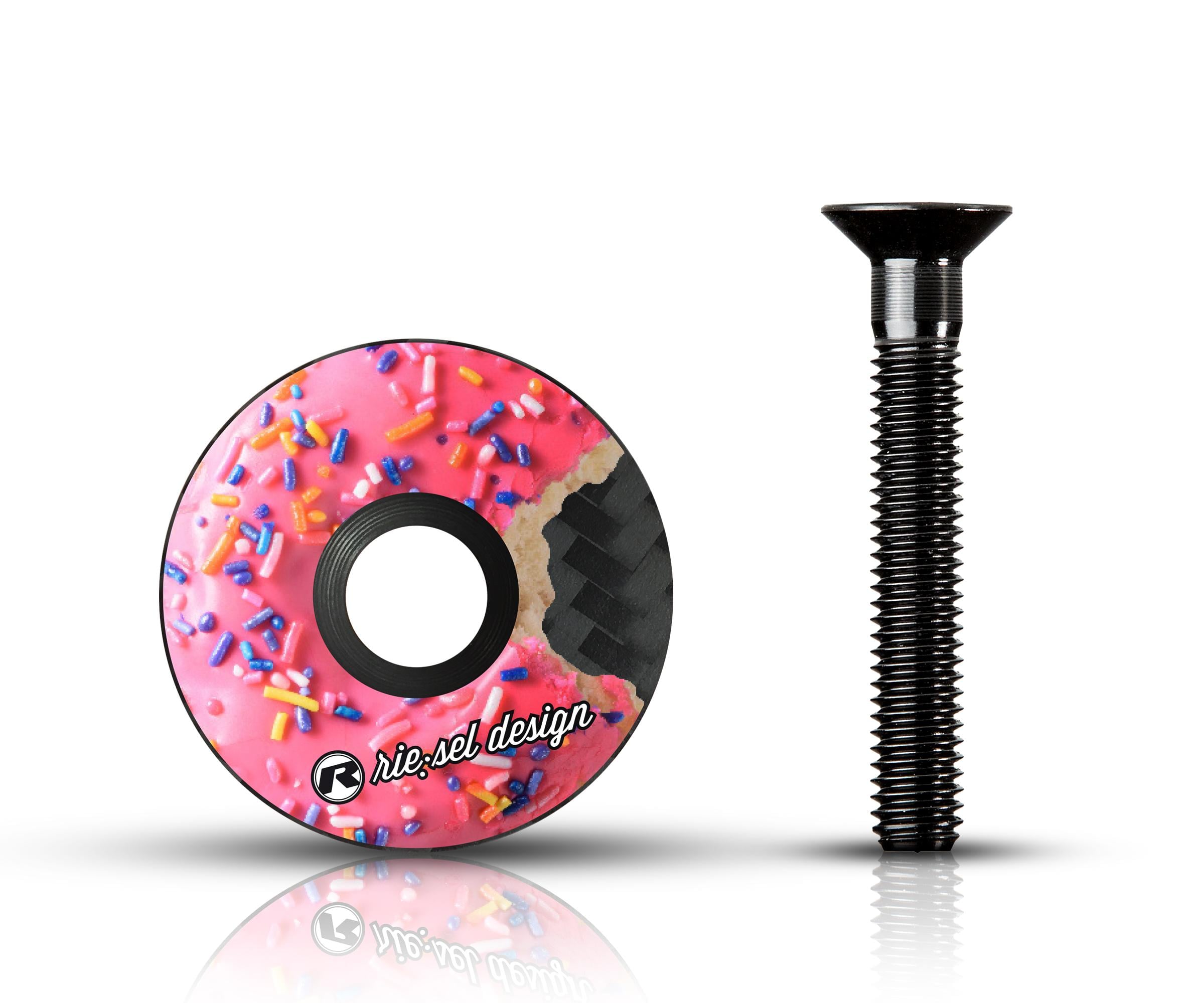 RIESEL karbonski pokrovček krmila DONUT II