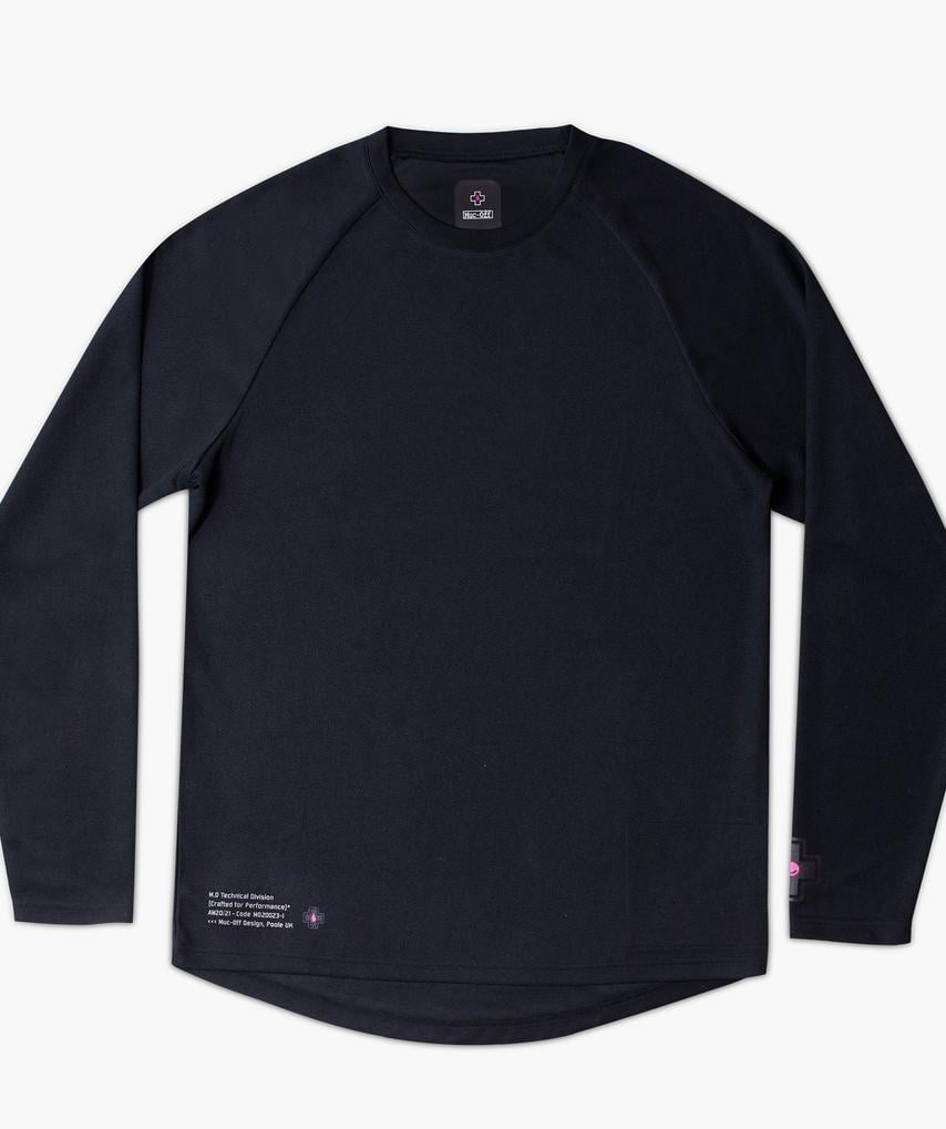 MUC-OFF majica LONG Sleeve MTB, Black