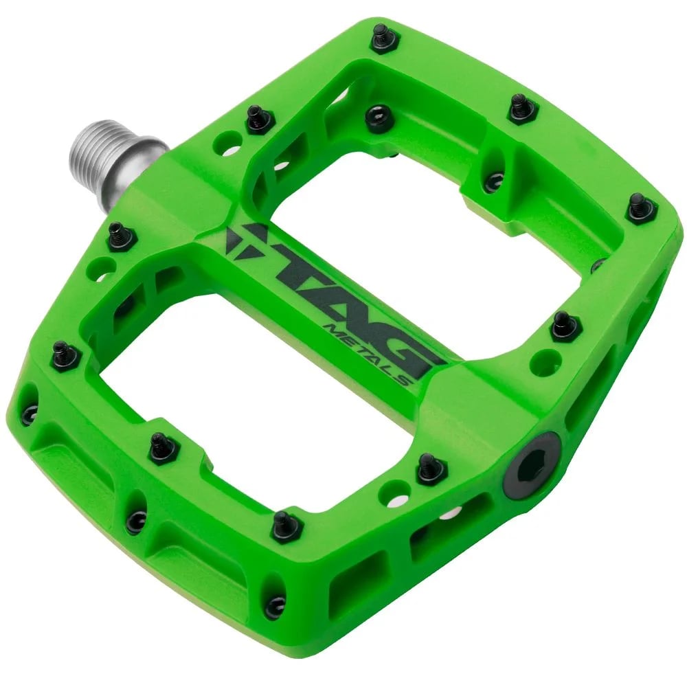 TAG METALS pedala MTB T3 Nylon, Green