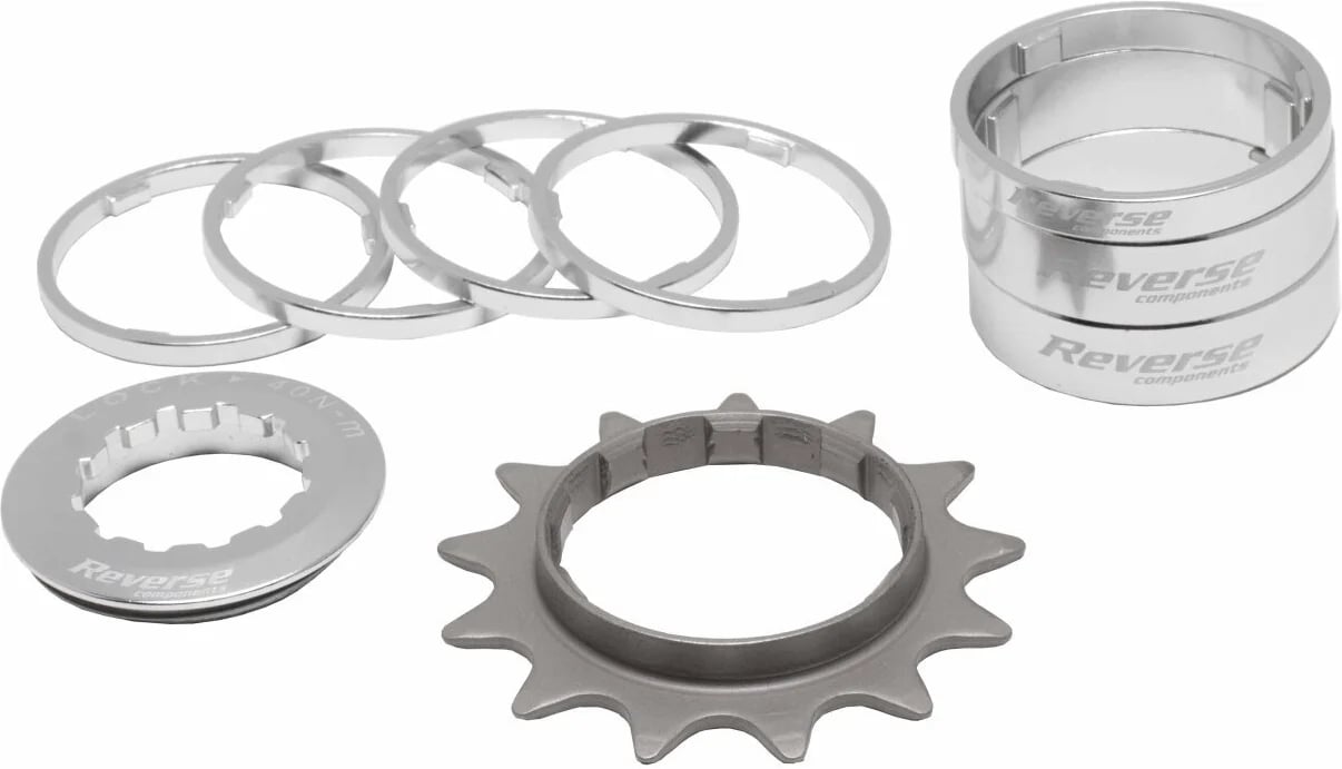 REVERSE Single Speed Kit 13T HG, Silver