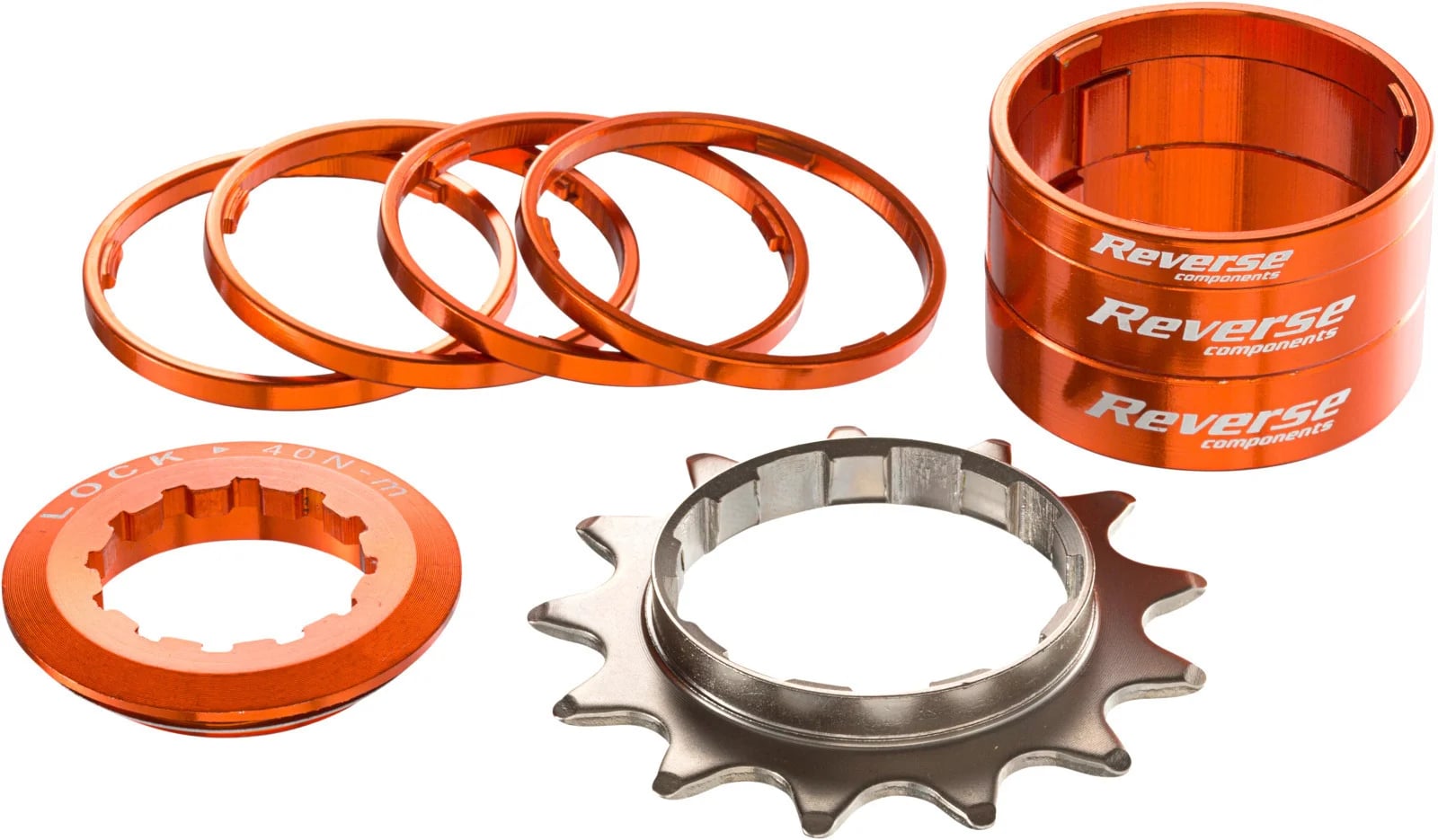REVERSE Single Speed Kit 13T HG, Orange